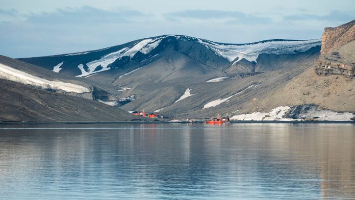 Paisagem na Antártida