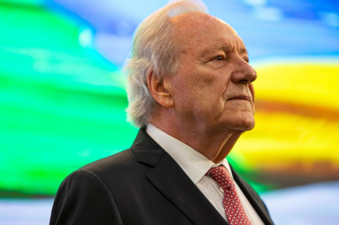 Ministro da Justiça Ricardo Lewandowski durante a abertura do II Fórum Global sobre Violência Domestica e Subtração Internacional de Crianças, em Fortaleza (CE)