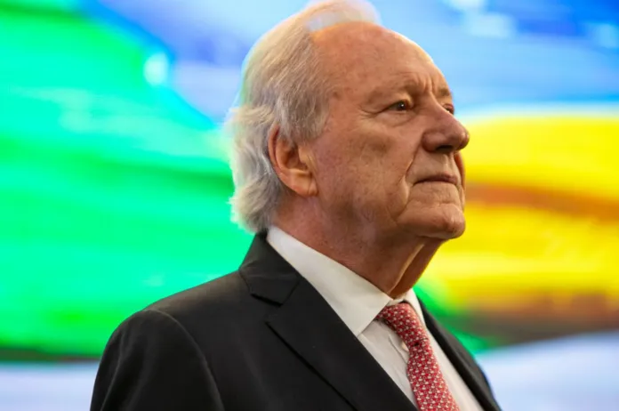 Ministro da Justiça Ricardo Lewandowski durante a abertura do II Fórum Global sobre Violência Domestica e Subtração Internacional de Crianças, em Fortaleza (CE)