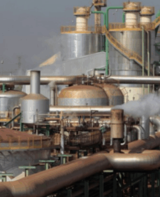 Usina de processamento de cana