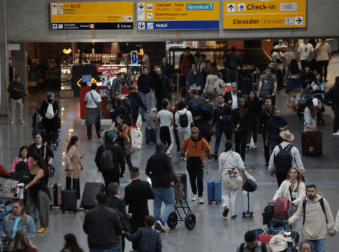 Movimento no Aeroporto de Guarulhos, em São Paulo