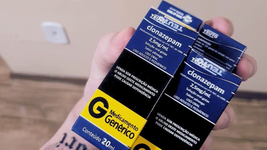Caixas do remédio tarja-preta, Clonazepam