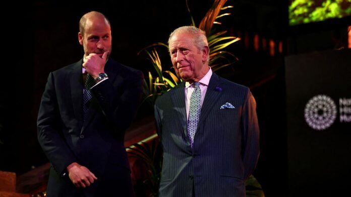 Rei Charles e seu filho William demonstram apoio à COP30