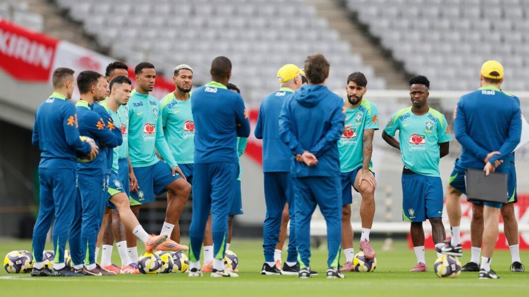 Seleção Brasileira treina em Tokyo