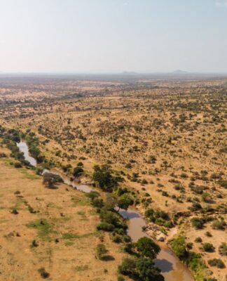 Etiópia vista de cima