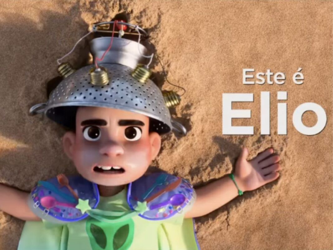 a imagem mostra um personagem de desenho da disney pixar, Elio