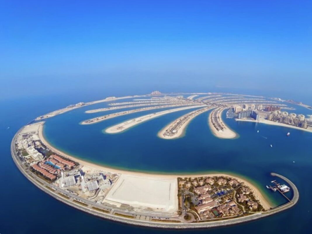 Palm Jumeirah, ilha artificial em Dubai