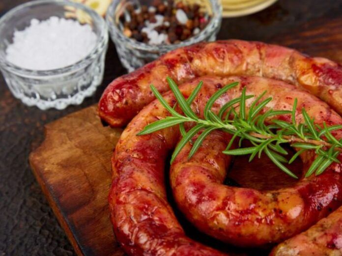 Linguiça gourmet assada