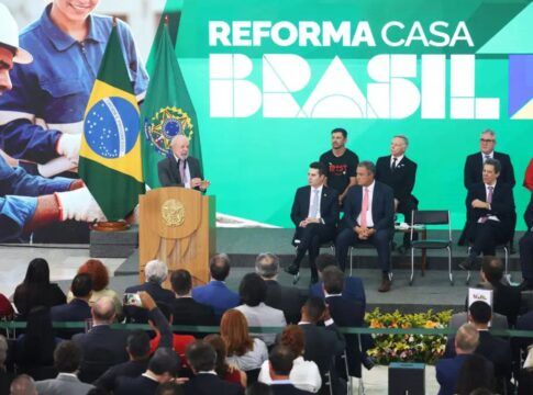 Lula (PT) lança o Reforma Casa Brasil no Palácio do Planalto
