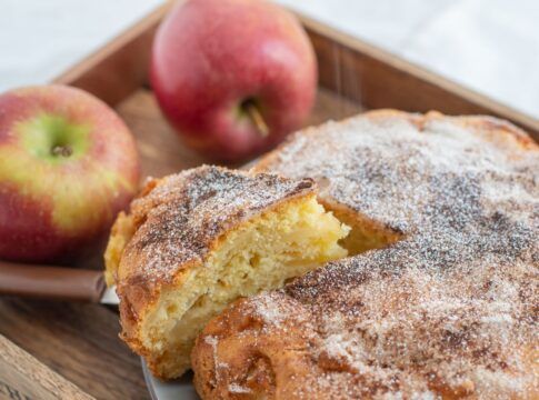 Pãozinho de aveia e maçã