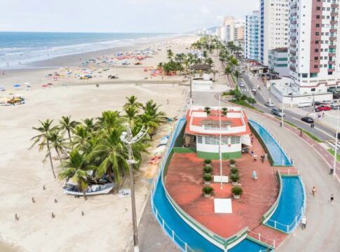 Praia Grande (SP) vista de cima