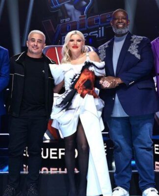 Jurados The Voice Brasil 2025. Mathues e Kauan, Duda Beat, Péricles e Mumuzinho