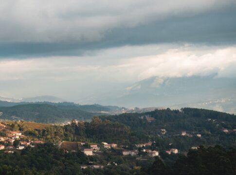 Vilarejo visto de cima