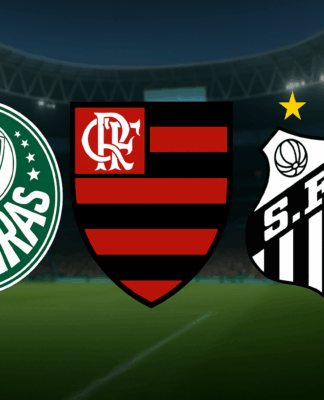 Palmeiras cresce na hora, Flamengo oscila e Santos vive drama na reta final do Brasileirão