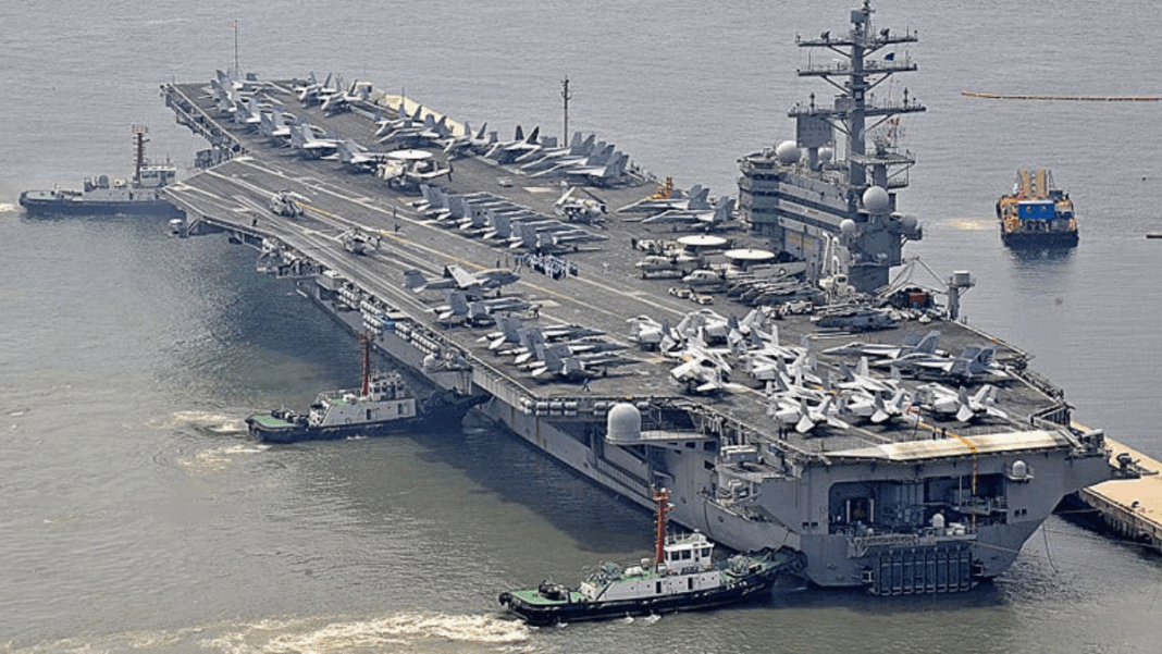 Navio da frota de Comando do Sul dos EUA