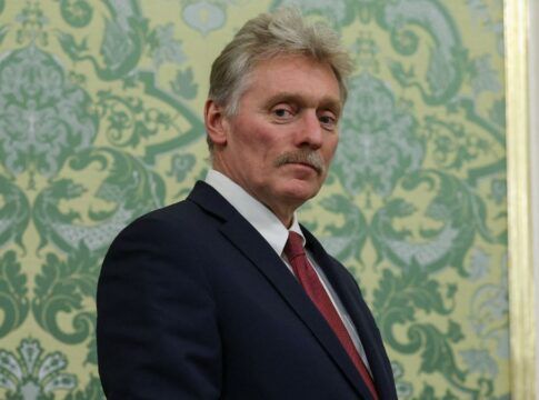 Dmitry Peskov, porta-voz do Kremlin, durante evento
