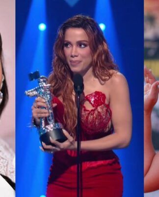 Imagem reúne fotos das cantoras Rihanna, Anitta e Britney Spears