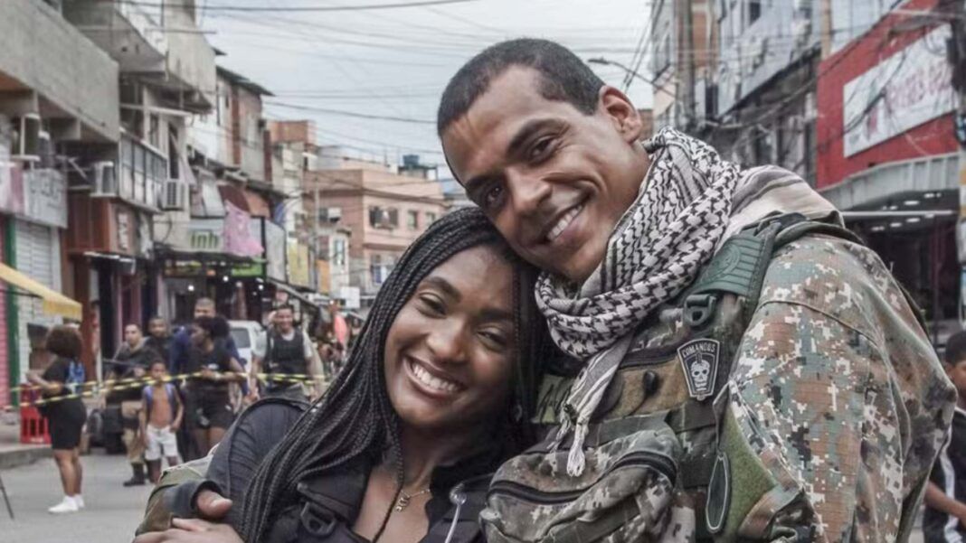 Marcello Mello Jr e Erika Januza, personagens de 