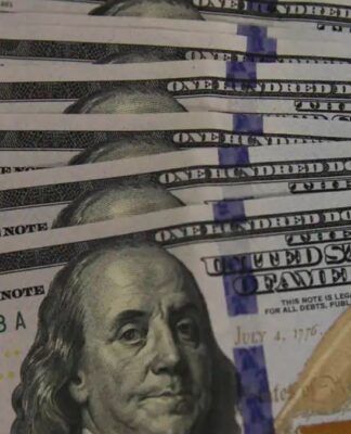 imagem de cédulas de dolares