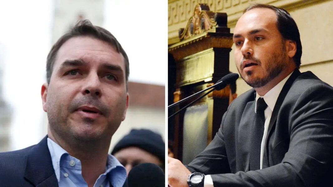 imagem dos filhos de Jair Bolsonaro