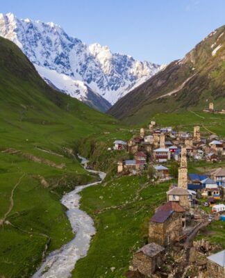 Imagem colorida de Ushguli