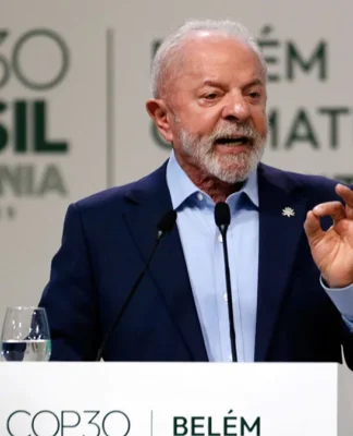 Lula no COP30, em discurso