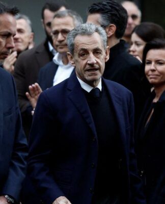 imagem do ex-presidente da França, Nicolas Sarkozy
