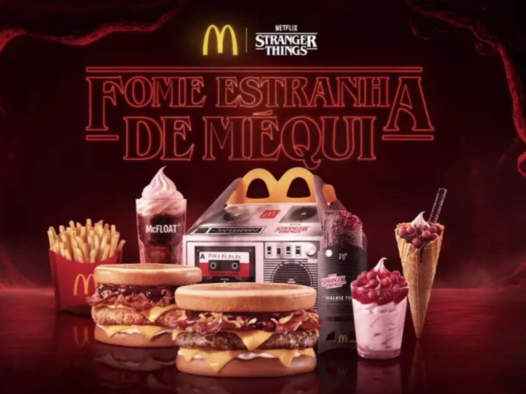 Stranger Things e Mc Donald's