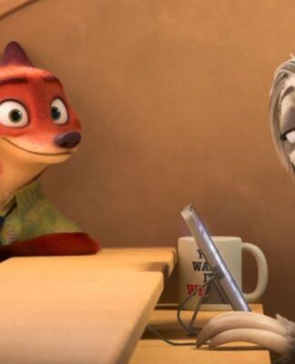 Uma das cenas do filme Zootopia