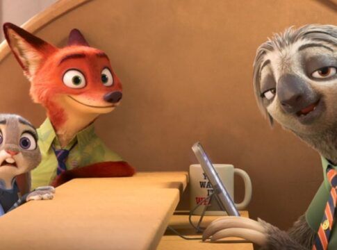 Uma das cenas do filme Zootopia