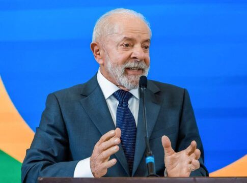 Foto mostra o presidente Luiz Inácio Lula da Silva