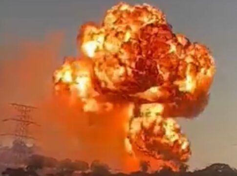 Incêndio causa explosão em tanque de óleo de subestação na grande BH