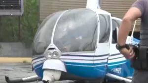 Helicóptero da Band cai nos arredores da rodovia Dutra, em Guarulhos (SP)