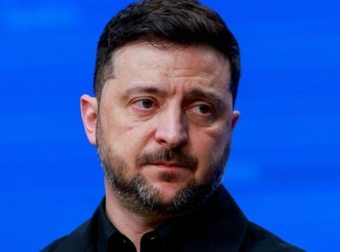 O presidente ucraniano, Volodymyr Zelensky