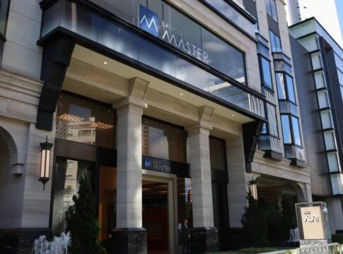 Fachada do Banco Master, em São Paulo