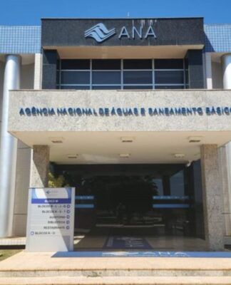 Fachada da Agência Nacional de Águas e Saneamento Básico (ANA)