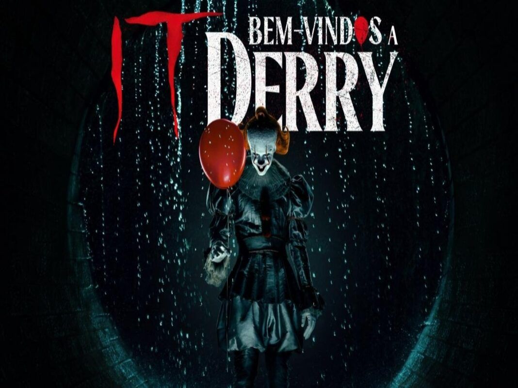 palhaço pennywise de IT- bem vindos a Derry