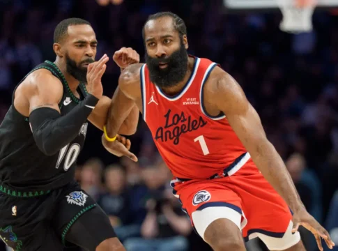 James Harden, jogador de basquete do Los Angeles Clippers, da NBA