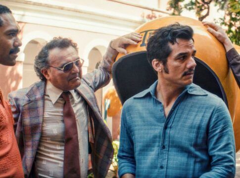 Wagner Moura e atores em 