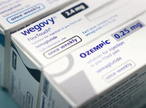Caixas de Ozempic (semaglutida), caneta emagrecedora