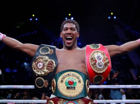 Boxeador britânico Anthony Joshua