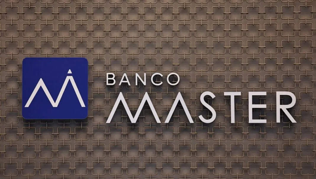 Logotipo do Banco Master é exibido em prédio da instituição em São Paulo