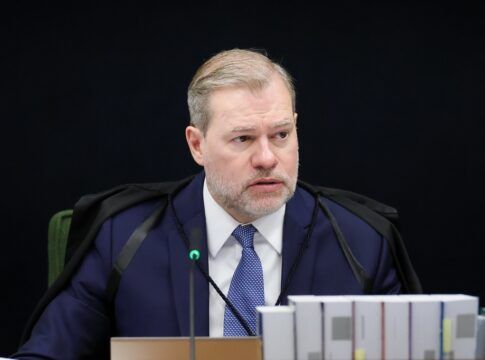 Ministro Dias Toffoli durante sessão da Segunda Turma do STF