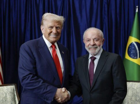 O presidente Lula durante encontro Donald Trump em Kuala Lampur, Malásia (Ricardo Stuckert/PR)