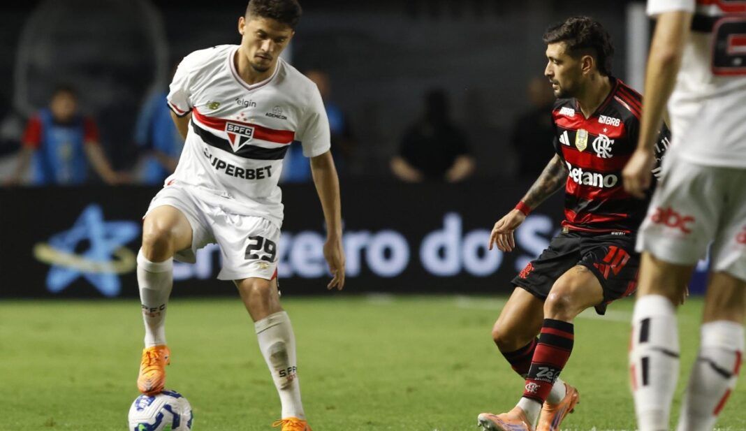 Jogo entre São Paulo x Flamengo em 2025