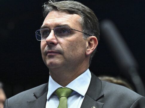 O senador Flávio Bolsonaro