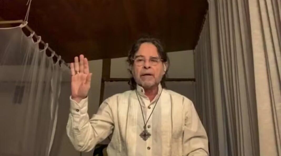 Padrinho Paulo em gravação no YouTube