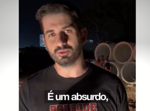André Vechi relata em vídeo que flagrou homem casado fazendo sexo com mulher em situação de rua
