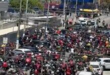 Protesto motoboys no RJ