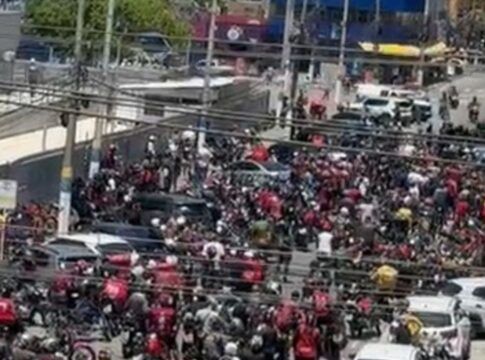 Protesto motoboys no RJ